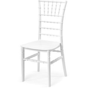 Cadira Chiavari blanca: 46x40x89
