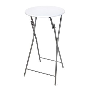 Taula coctel plegable  Ø 60 cm. 110 cm