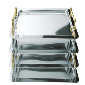 Safata servei, dorada i platejada (53 x 32,50 cm)