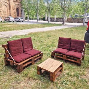 Pack Chill Out: 2 Butaques, una tauleta i 8 coixins