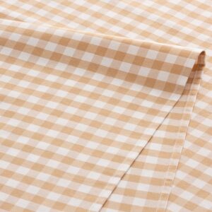 Tovalló Vichy beix 45 X 45 cm. 70% cotó 30% polièster
