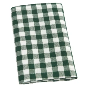 Servilleta Vichy verde 40 X 40 cm. 100% poliéster